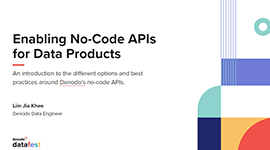 Enabling No-Code APIs for Data Products