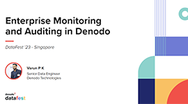 Enterprise Monitoring and Auditing in Denodo