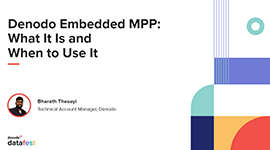 Denodo Embedded MPP: What It Is and When to Use It