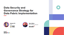 Data Security and Governance Strategy for Data Fabric Implementation