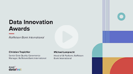 Data Innovation Awards - Raiffeisen Bank International Presentation