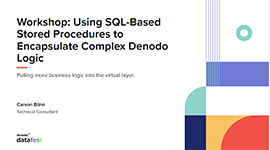 Using SQL-Based Stored Procedure to Encapsulate Complex Data Integration Logic